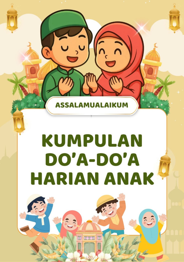 Sampul Kumpulan Doa-Doa Harian Anak